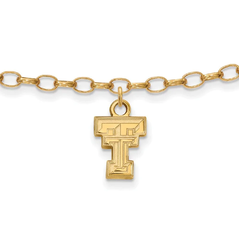 Best Jewelry Sale – Shop Exclusive Designs Now 14k Gold Plated Sterling Silver Texas Tech Univ. Anklet, 9 Inch Best Jewelry Sale – Shop Exclusive Designs Now 14k Gold Plated Sterling Silver Texas Tech Univ. Anklet, 9 Inch