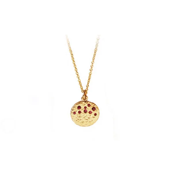 Exclusive Jewelry Sale – Shine For Less 14ky & Ruby Apple Tree Necklace