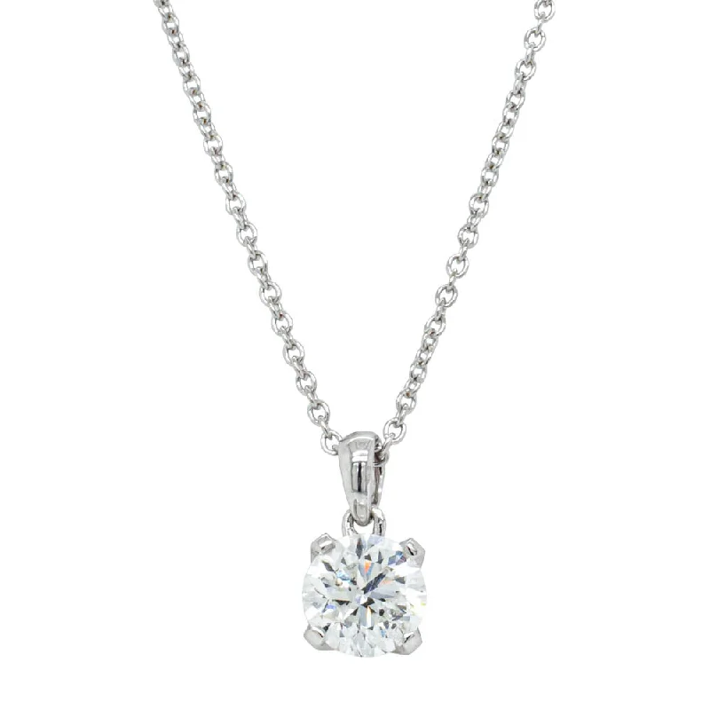 Stunning Jewelry At A Fraction Of The Price 18ct White Gold 1.01ct Diamond Blossom Pendant