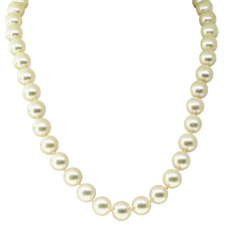 Fashion-Forward Jewelry At Incredible Prices 18ct Yellow Gold Akoya Pearl Strand