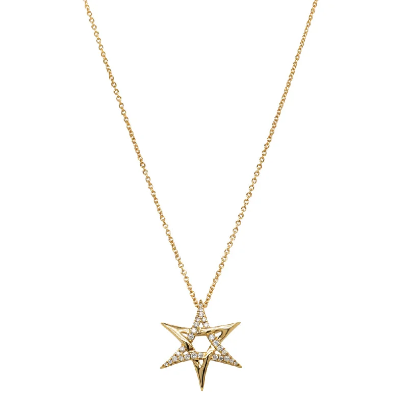 Seasonal Jewelry Sale – Upgrade Your Style Today 18ct Yellow Gold Astra Star Necklace