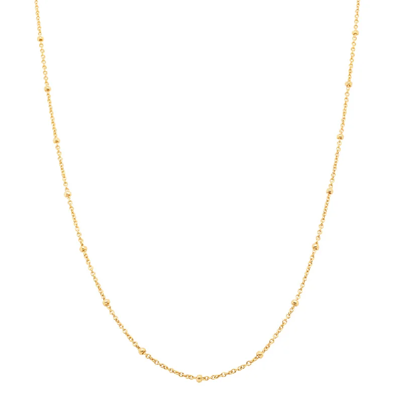 Dainty Floral Jewelry For Feminine Elegance 9ct Yellow Gold Gimlet Chain
