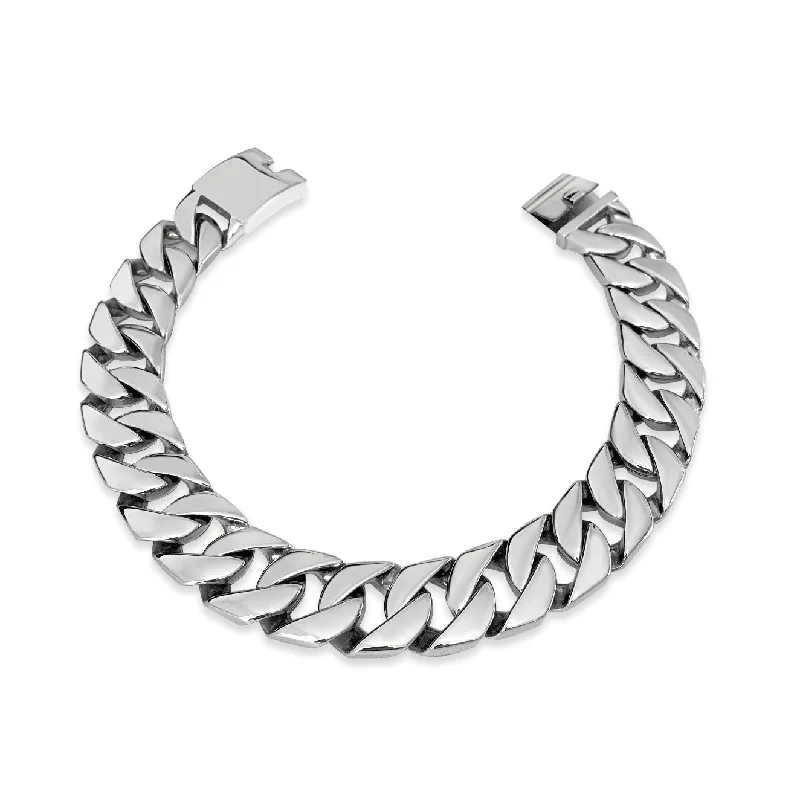 Adjustable Charm Bracelets For A Perfect Fit Chunky Chain Stainless Steel Necklace