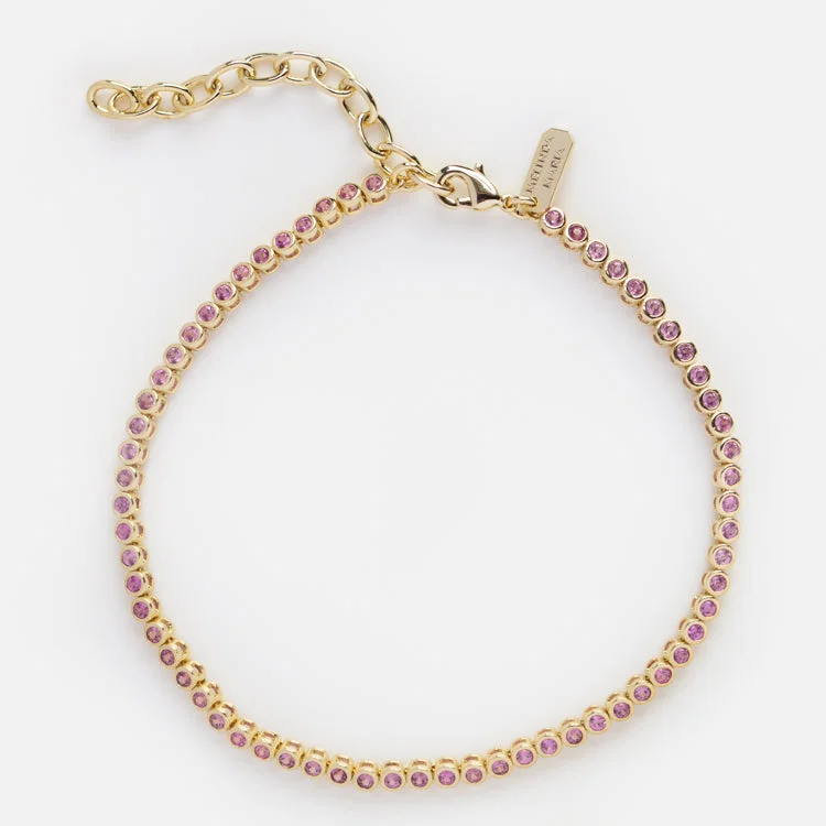 Modern Statement Jewelry For Bold Styling Baby Baroness Tennis Anklet