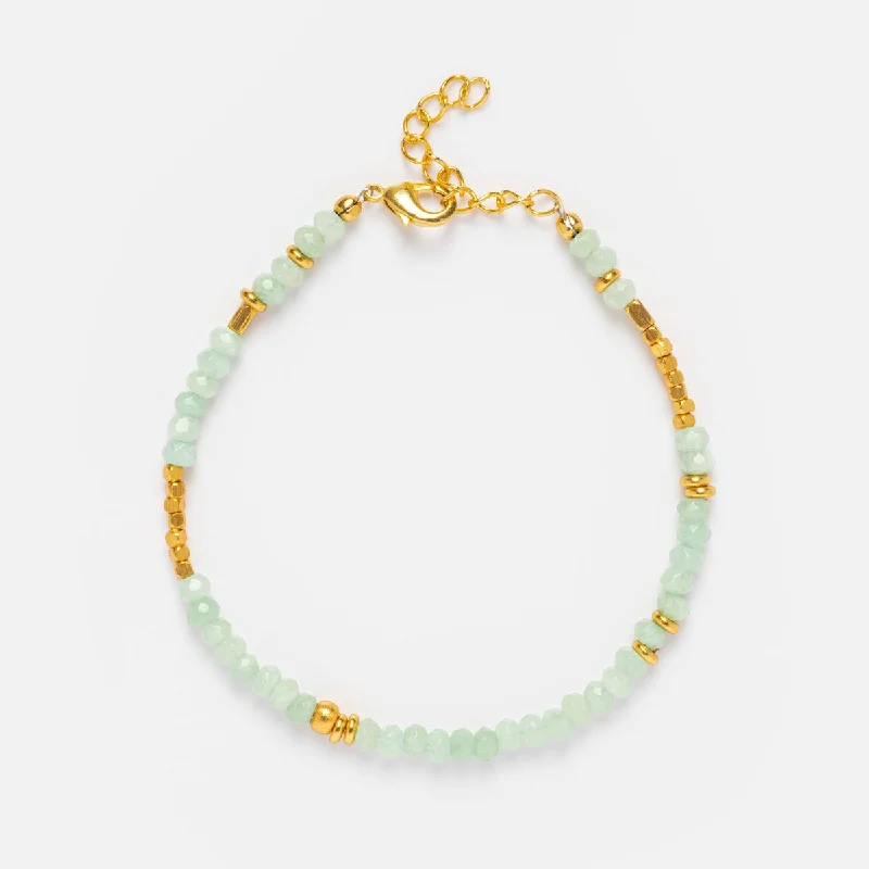 Affordable Gold-Plated Jewelry For Modern Fashion Beaded Anklet