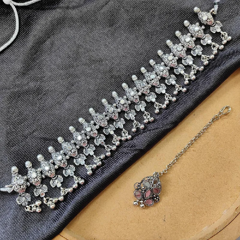 Flash Deals On Fine Jewelry – Shop Before It's Gone Bhavi Jewels Oxidised  Plated Necklace Set