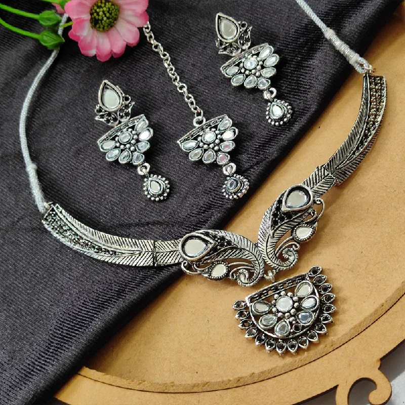Best Jewelry Deals – Shop Premium Pieces At Great Prices Bhavi Jewels Oxidised  Plated Necklace Set