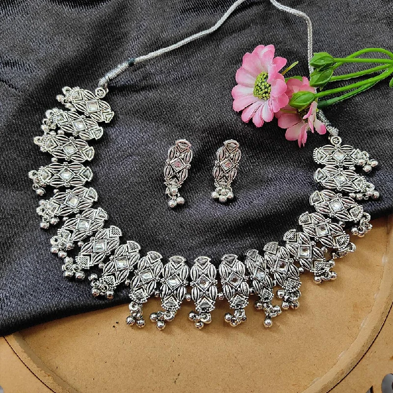 Flash Jewelry Sale – Get Stunning Pieces At Low Prices Bhavi Jewels Oxidised  Plated Necklace Set