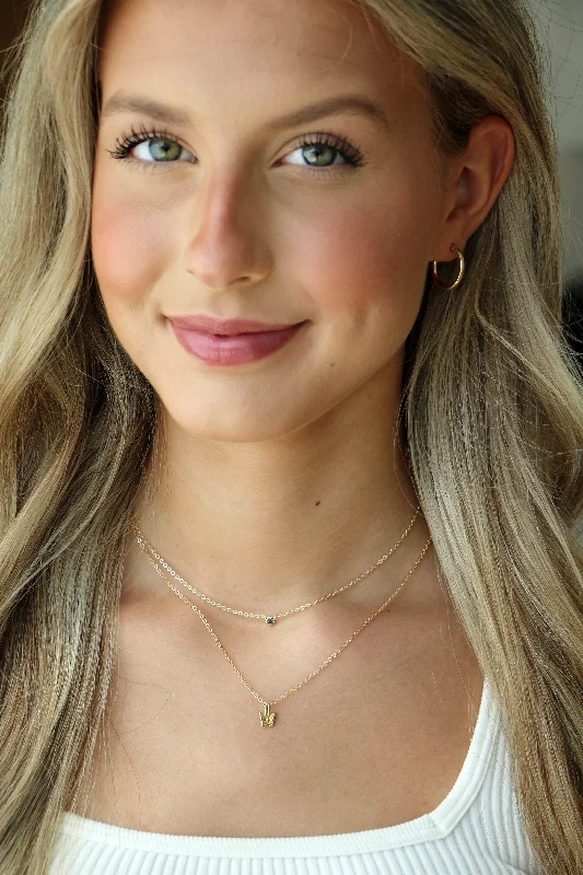 Dainty And Elegant Jewelry Now At Reduced Prices butterfly necklace { gold }