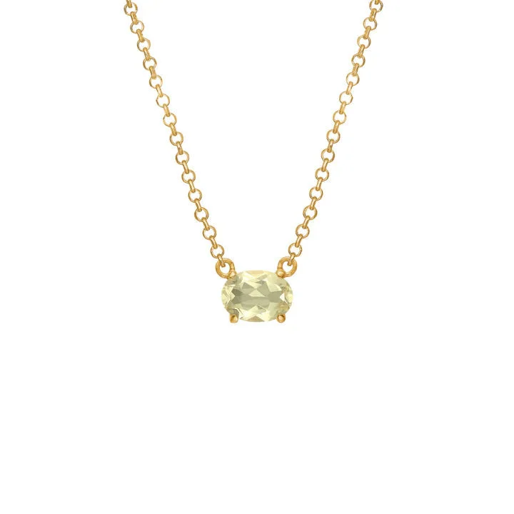 Shop Dazzling Jewelry With Special Promotional Discounts Chain 18K Gold Plated Necklace w. Quartz