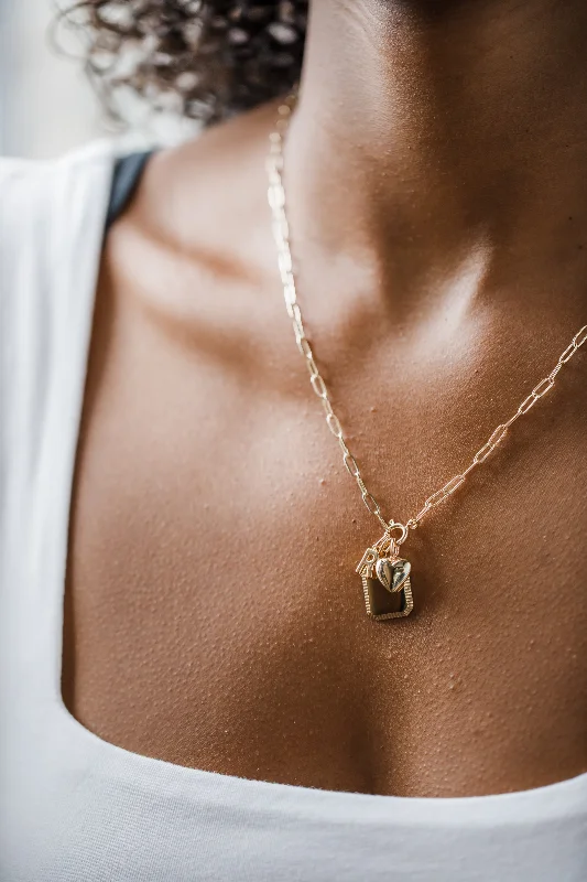 Bold And Beautiful Jewelry Now At Irresistible Prices charmed necklace { gold }