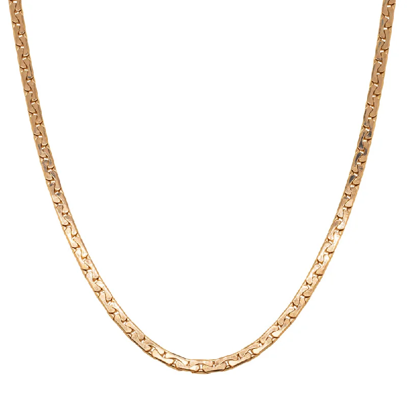Bold And Beautiful Jewelry Now At Irresistible Prices Deja Vu 14ct Rose Gold Fancy Link Chain