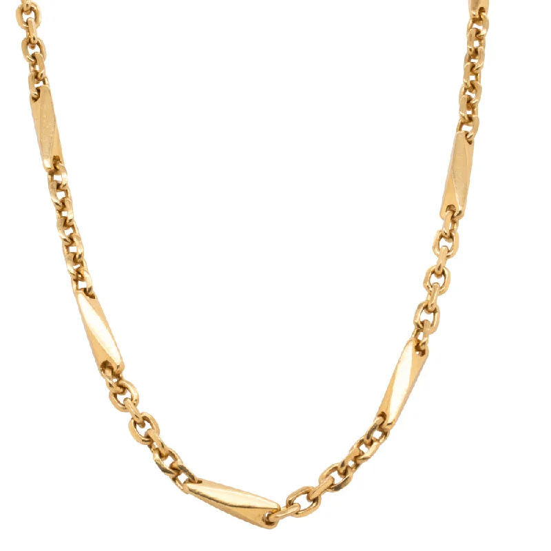 Get The Sparkle You Love At Prices You Adore Deja Vu 23ct Yellow Gold Fancy Link Chain