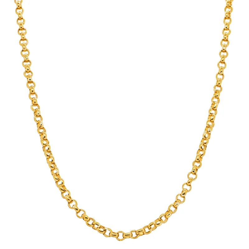 Limited-Stock Jewelry Clearance – Grab Your Favorites Now Deja Vu 24ct Yellow Gold Belcher Chain