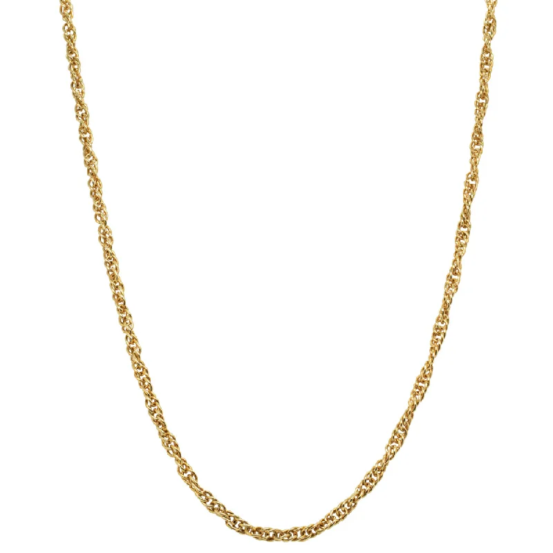 Sparkle On A Budget – Fine Jewelry For Less Deja Vu 8ct Yellow Gold Twisted Link Chain