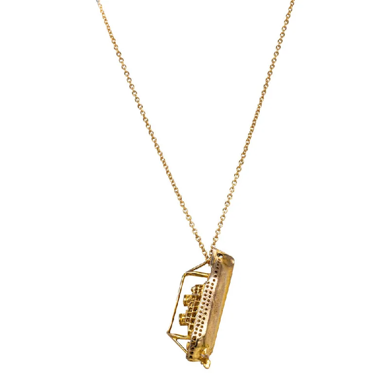 Final Call For Exquisite Jewelry At Reduced Rates Deja Vu 9ct Yellow Gold Cruiseship Necklace