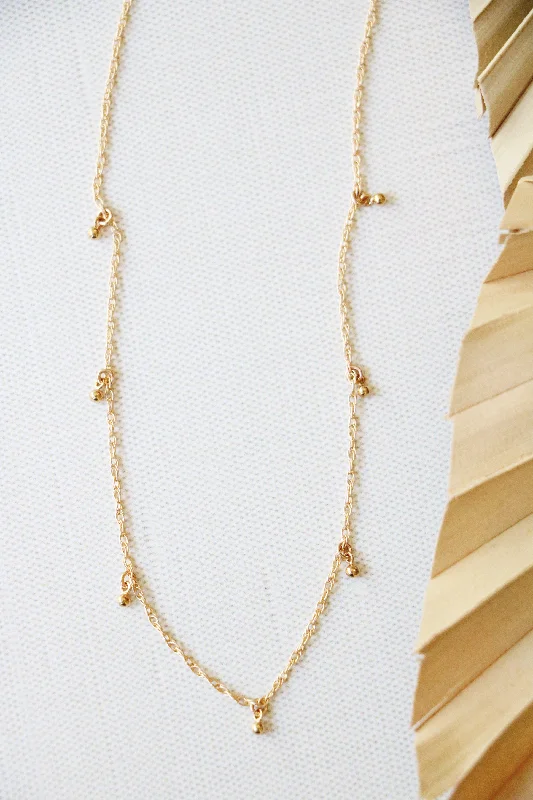 Flash Sale On Stunning Jewelry – Don't Miss Out dew drops necklace { gold }