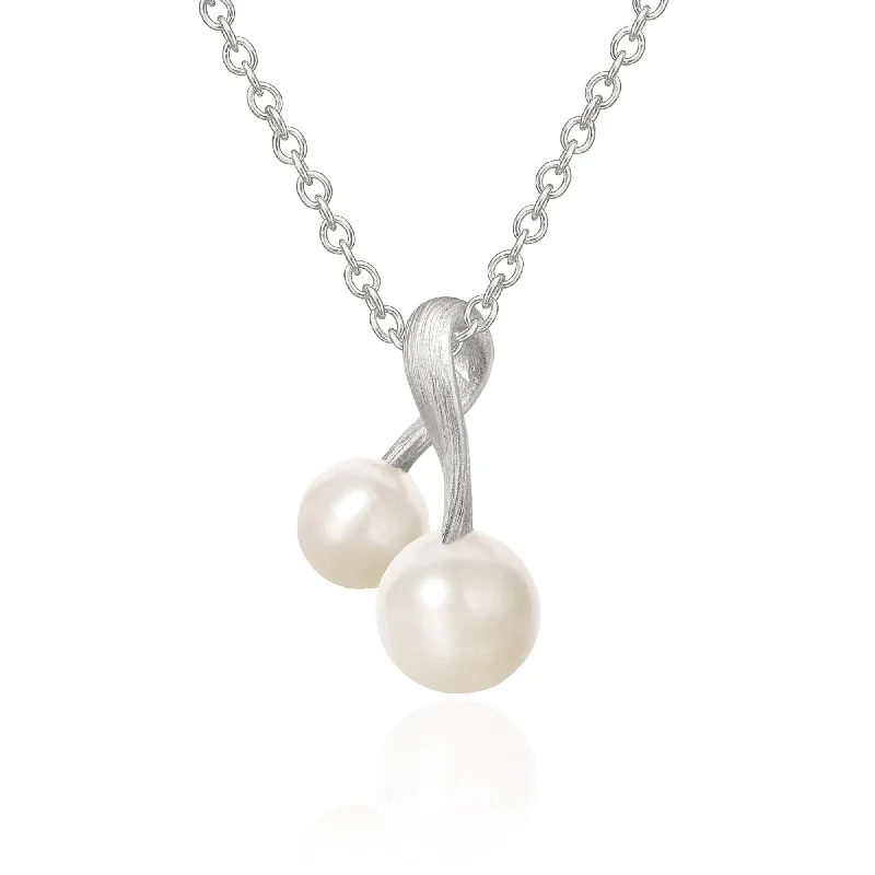 Shine Without Limits – Jewelry Sale Happening Now Vega 18K Silver Pendant w. Pearls
