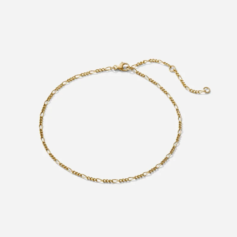 Fashion-Forward Jewelry At Exclusive Discounts Figaro Chain Anklet