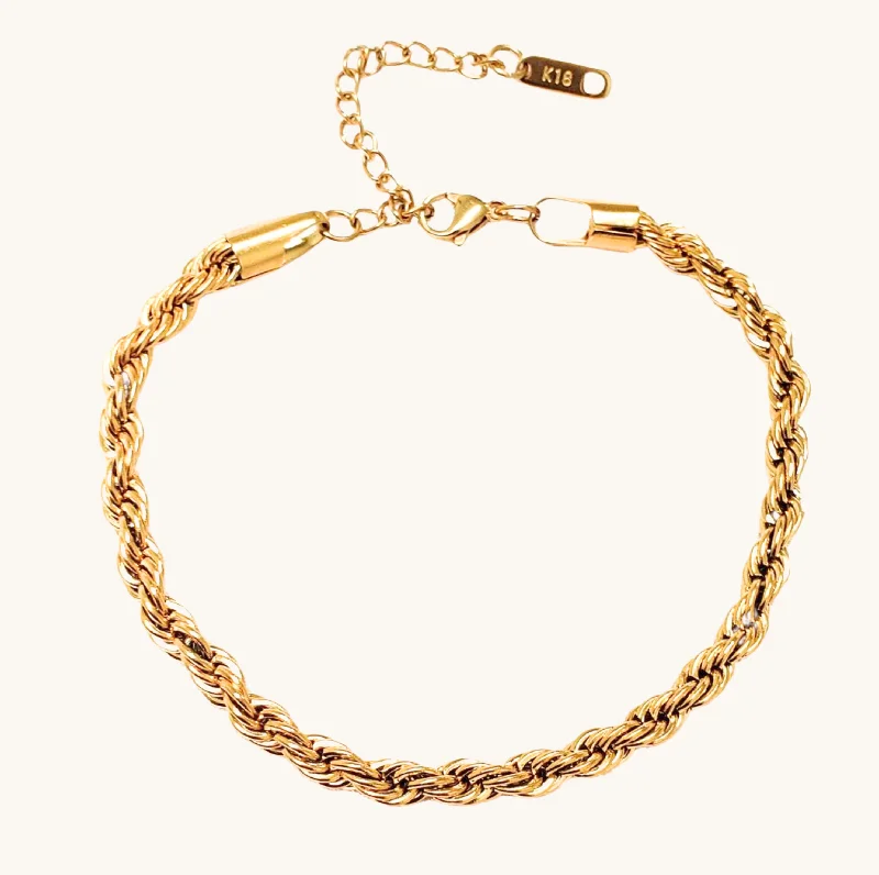 Elegant Necklaces And Bracelets At Limited-Time Offers Gold Rope Anklet