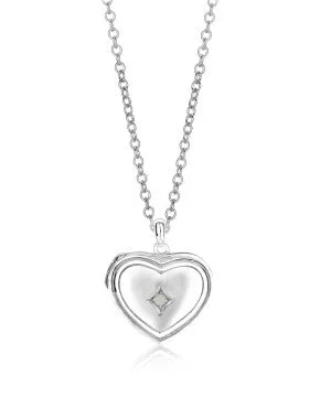 Upgrade Your Jewelry Collection For Less Heart Locket Pendant with Opal