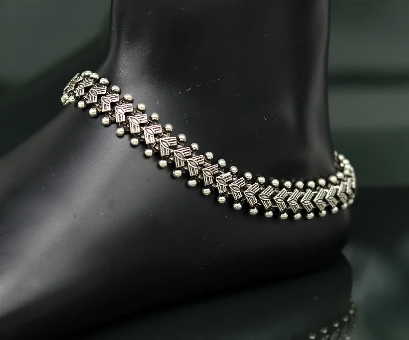 Best-Selling Jewelry Now Available At Special Deals Indian Traditional cultural trendy 925 Sterling silver handmade anklets foot bracelet gift for women's chunky jewelry nank01 Best-Selling Jewelry Now Available At Special Deals Indian Traditional cultural trendy 925 Sterling silver handmade anklets foot bracelet gift for women's chunky jewelry nank01