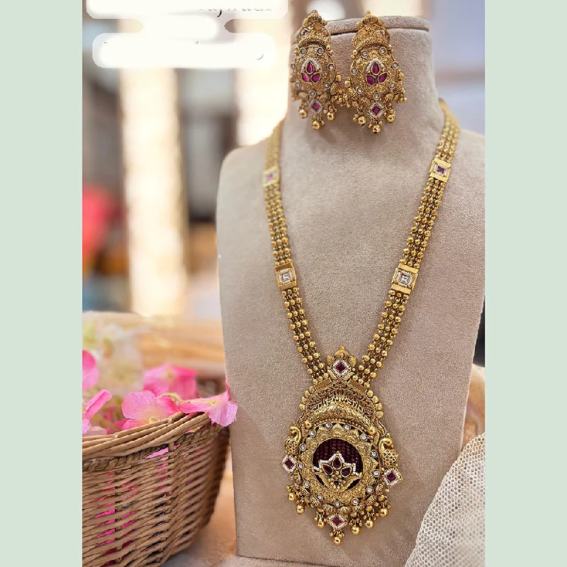 Get The Best Deals On Timeless Jewelry Pieces Jewel Addiction Copper Gold Pota Stone Long Necklace Set