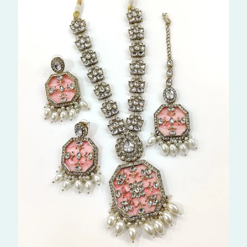 Jewelry Sale Alert – Shop Timeless Elegance Today Kavita Art Gold Plated Kundan Stone Necklace Set