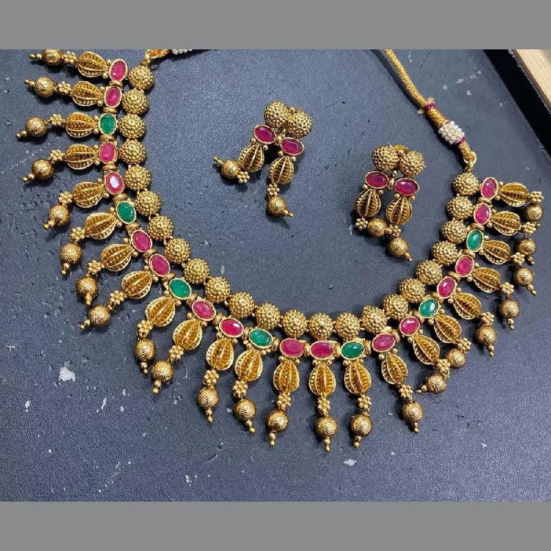 Once-A-Year Jewelry Sale – Grab Your Favorites Now Manisha Jewellery Gold Plated Crystal Stone Necklace Set Once-A-Year Jewelry Sale – Grab Your Favorites Now Manisha Jewellery Gold Plated Crystal Stone Necklace Set