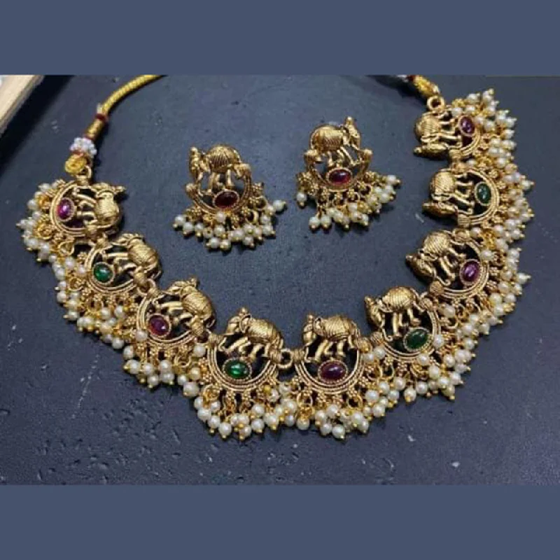Limited-Time Jewelry Sale – Don't Miss Out On Dazzling Discounts Manisha Jewellery Gold Plated Kundan Stone And Pearl Necklace Set Limited-Time Jewelry Sale – Don't Miss Out On Dazzling Discounts Manisha Jewellery Gold Plated Kundan Stone And Pearl Necklace Set