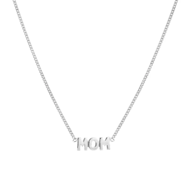 Waterproof Stainless Steel Jewelry For Lasting Beauty Mom Silver Necklace