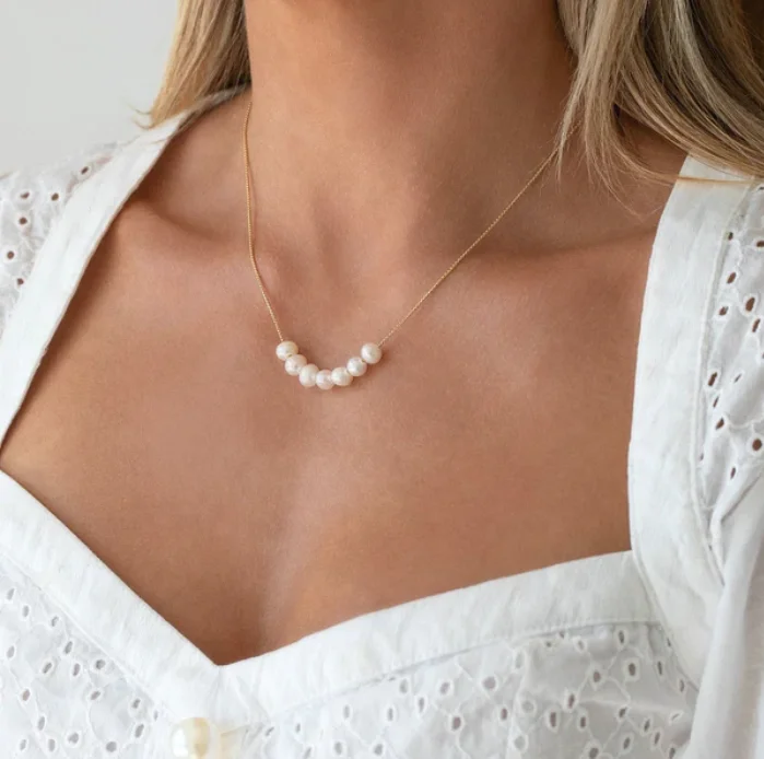 Breathtaking Jewelry At Limited-Time Savings Mini Mer Pearl Necklace