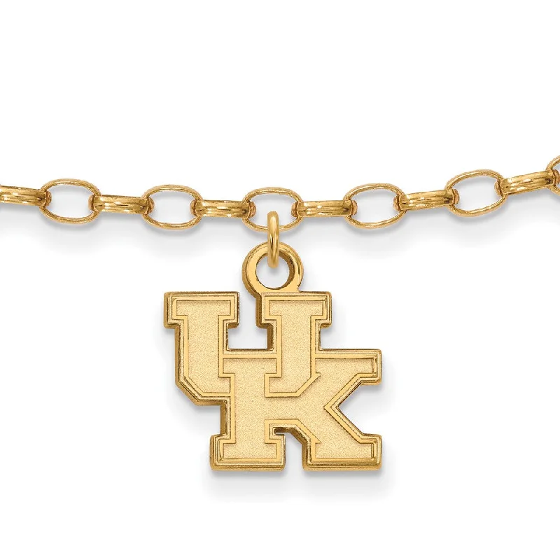 Personalized Jewelry Sale – Unique Gifts At Low Prices 14k Gold Plated Silver University of Kentucky Anklet, 9 Inch Personalized Jewelry Sale – Unique Gifts At Low Prices 14k Gold Plated Silver University of Kentucky Anklet, 9 Inch