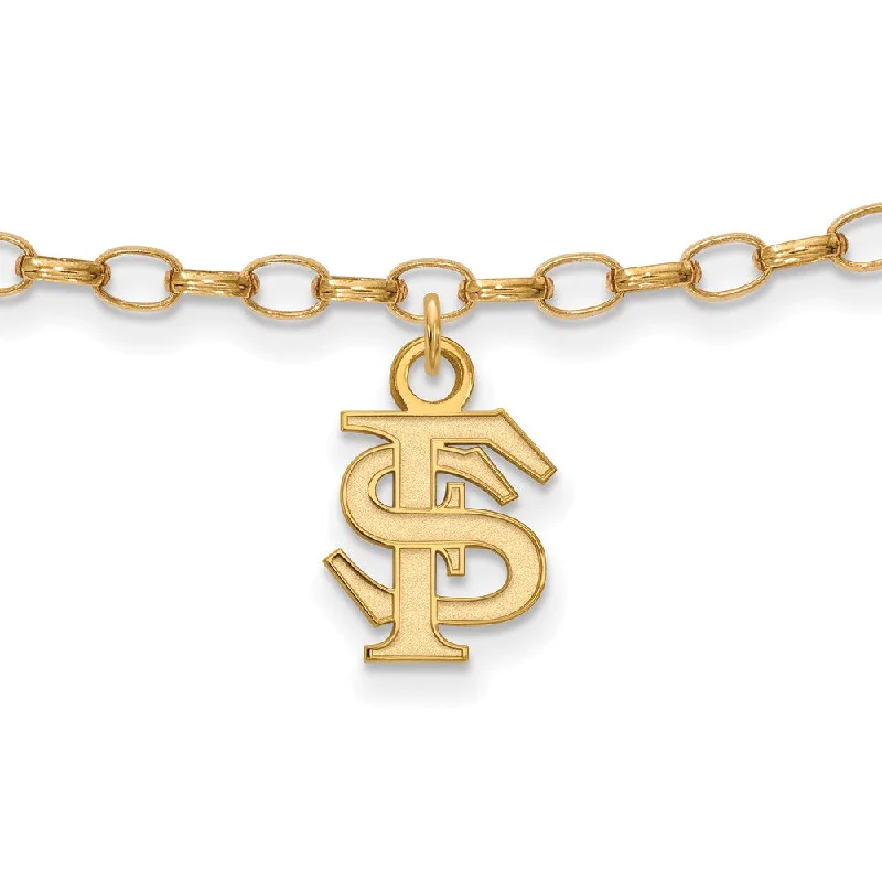 Affordable Luxury Jewelry – Style At A Great Price 14k Gold Plated Sterling Silver Florida State U. Anklet, 9 Inch Affordable Luxury Jewelry – Style At A Great Price 14k Gold Plated Sterling Silver Florida State U. Anklet, 9 Inch