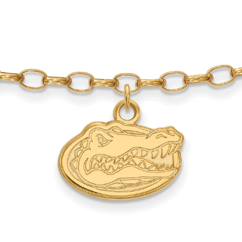 Final Call For Exquisite Jewelry At Reduced Rates 14k Gold Plated Sterling Silver Univ. of Florida Anklet, 9 Inch Final Call For Exquisite Jewelry At Reduced Rates 14k Gold Plated Sterling Silver Univ. of Florida Anklet, 9 Inch