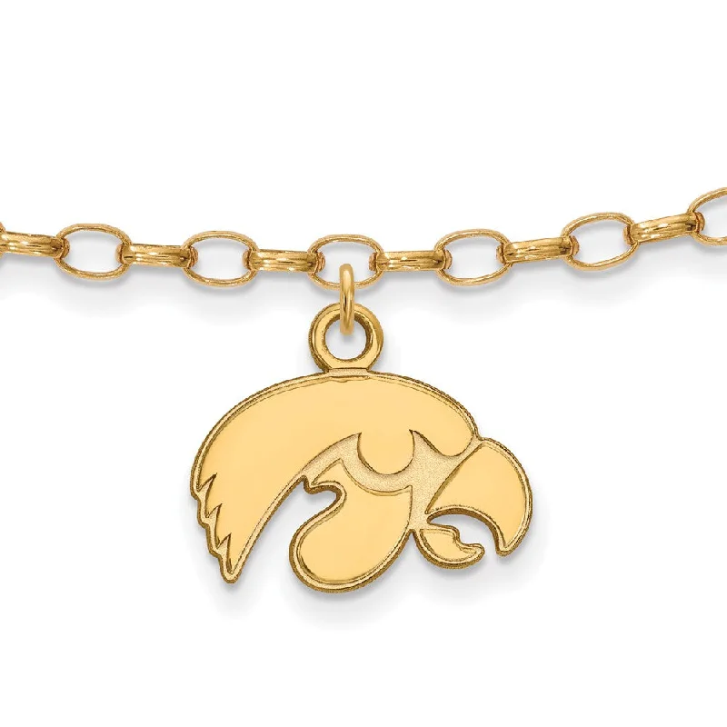 Timeless Elegance Now At Special Discounts 14k Gold Plated Sterling Silver University of Iowa Anklet, 9 Inch Timeless Elegance Now At Special Discounts 14k Gold Plated Sterling Silver University of Iowa Anklet, 9 Inch