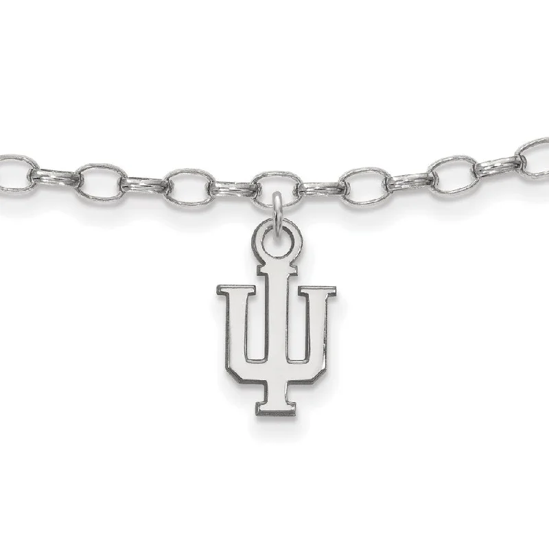 Elevate Your Jewelry Collection With Limited-Time Savings Sterling Silver Indiana University Anklet, 9 Inch Elevate Your Jewelry Collection With Limited-Time Savings Sterling Silver Indiana University Anklet, 9 Inch