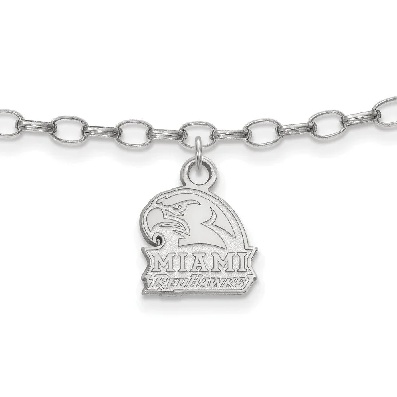 Flash Sale On Elegant Jewelry – Don't Miss Out Sterling Silver Miami University Anklet, 9 Inch Flash Sale On Elegant Jewelry – Don't Miss Out Sterling Silver Miami University Anklet, 9 Inch