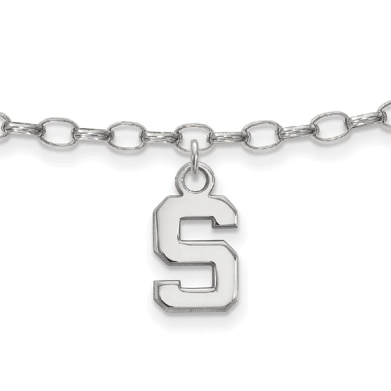 Your Dream Jewelry At Dream Prices – Shop Now Sterling Silver Michigan State University Anklet, 9 Inch Your Dream Jewelry At Dream Prices – Shop Now Sterling Silver Michigan State University Anklet, 9 Inch