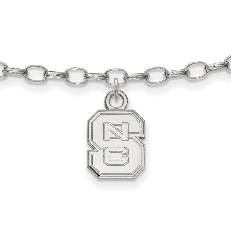 Buy More, Save More On Stunning Jewelry Pieces Sterling Silver North Carolina State University Anklet, 9 Inch Buy More, Save More On Stunning Jewelry Pieces Sterling Silver North Carolina State University Anklet, 9 Inch