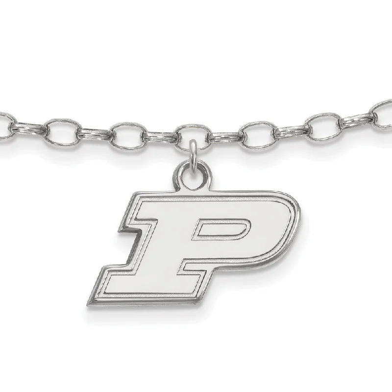 Luxury Meets Affordability – Jewelry Sale Live Now Sterling Silver Purdue P Dangle Anklet, 9 Inch Luxury Meets Affordability – Jewelry Sale Live Now Sterling Silver Purdue P Dangle Anklet, 9 Inch