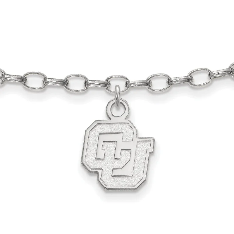 Everyday Jewelry Essentials Now On Sale Sterling Silver University of Colorado Anklet, 9 Inch Everyday Jewelry Essentials Now On Sale Sterling Silver University of Colorado Anklet, 9 Inch