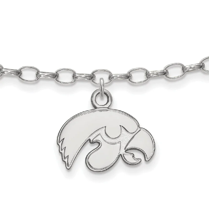Dainty And Elegant Jewelry Now At Reduced Prices Sterling Silver University of Iowa Anklet, 9 Inch Dainty And Elegant Jewelry Now At Reduced Prices Sterling Silver University of Iowa Anklet, 9 Inch