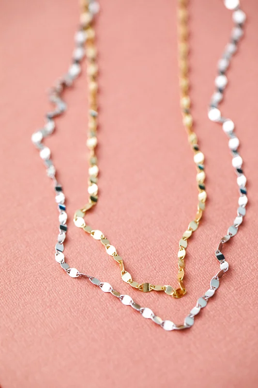 Final Call – Shop Exquisite Jewelry Before It's Gone pebble layering chain { gold + silver }