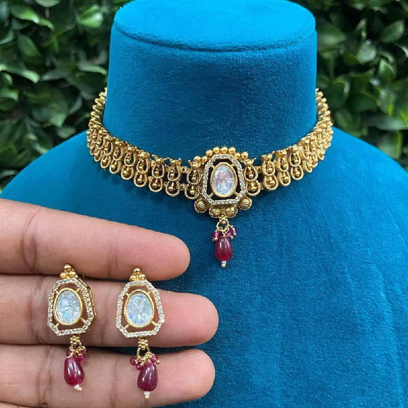 Your Dream Jewelry At Dream Prices Prime Kundan Jewellery Gold Plated Polki Kundan Necklace Set