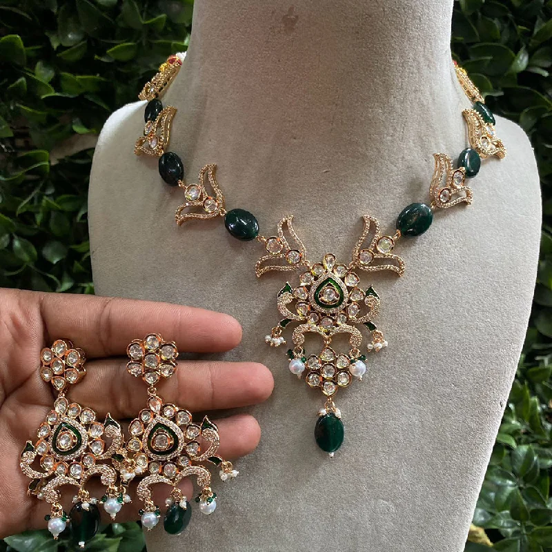 Best Jewelry Deals – Shop Premium Pieces At Great Prices Prime Kundan Jewellery Gold Plated Polki Kundan Stone And Beads Necklace Set