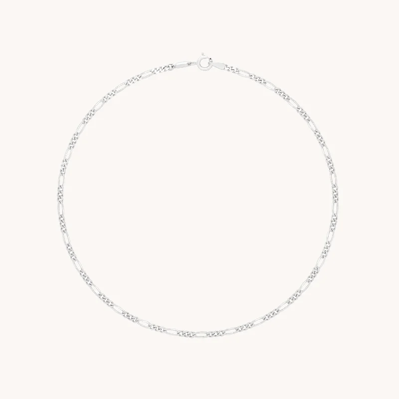 Shop Elegant Jewelry At Unbeatable Prices Soho Chain Anklet in Solid White Gold
