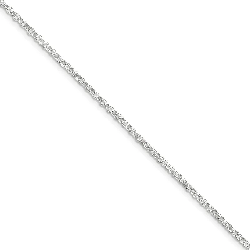 Stunning Jewelry At Even More Stunning Prices Sterling Silver 2mm Rolo Chain Anklet, 9 Inch Stunning Jewelry At Even More Stunning Prices Sterling Silver 2mm Rolo Chain Anklet, 9 Inch