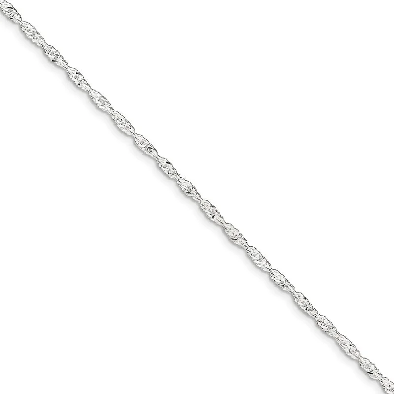 Don't Miss These Dazzling Jewelry Discounts Sterling Silver 2mm Singapore Chain Anklet, 9 Inch Don't Miss These Dazzling Jewelry Discounts Sterling Silver 2mm Singapore Chain Anklet, 9 Inch