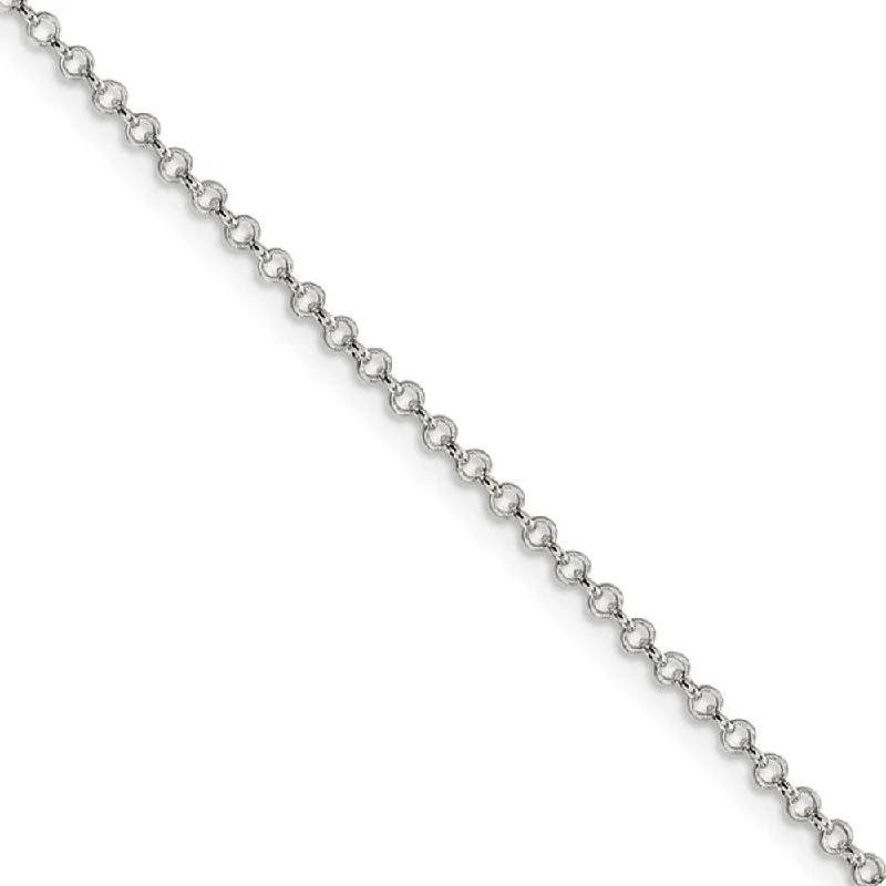 Once-A-Year Jewelry Deals – Shop Before They’Re Gone Sterling Silver 2mm Solid Rolo Chain Anklet Once-A-Year Jewelry Deals – Shop Before They’Re Gone Sterling Silver 2mm Solid Rolo Chain Anklet